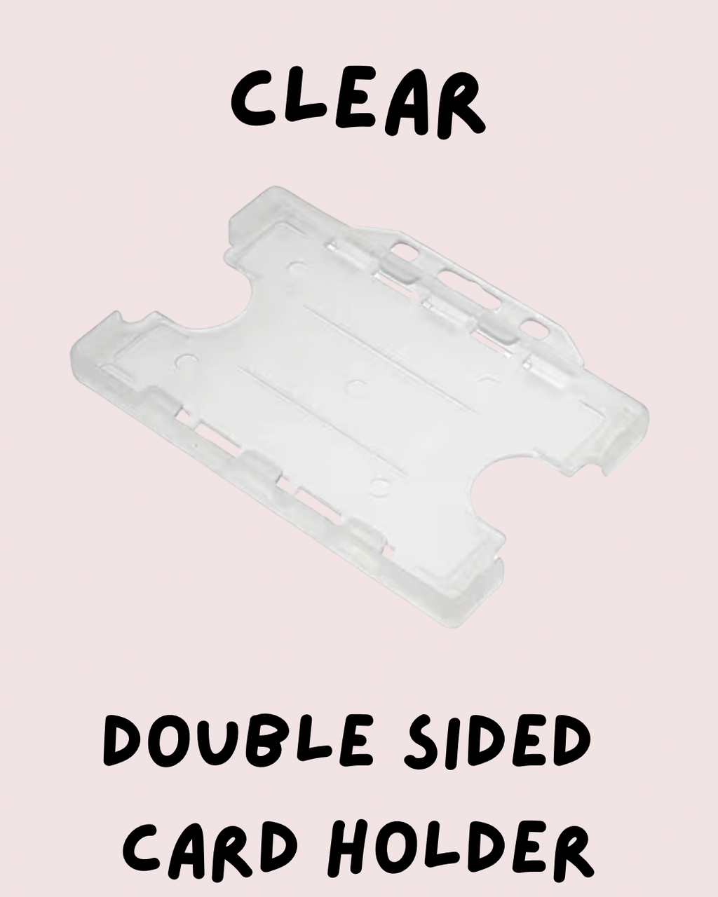 Double Sided Card Holder
