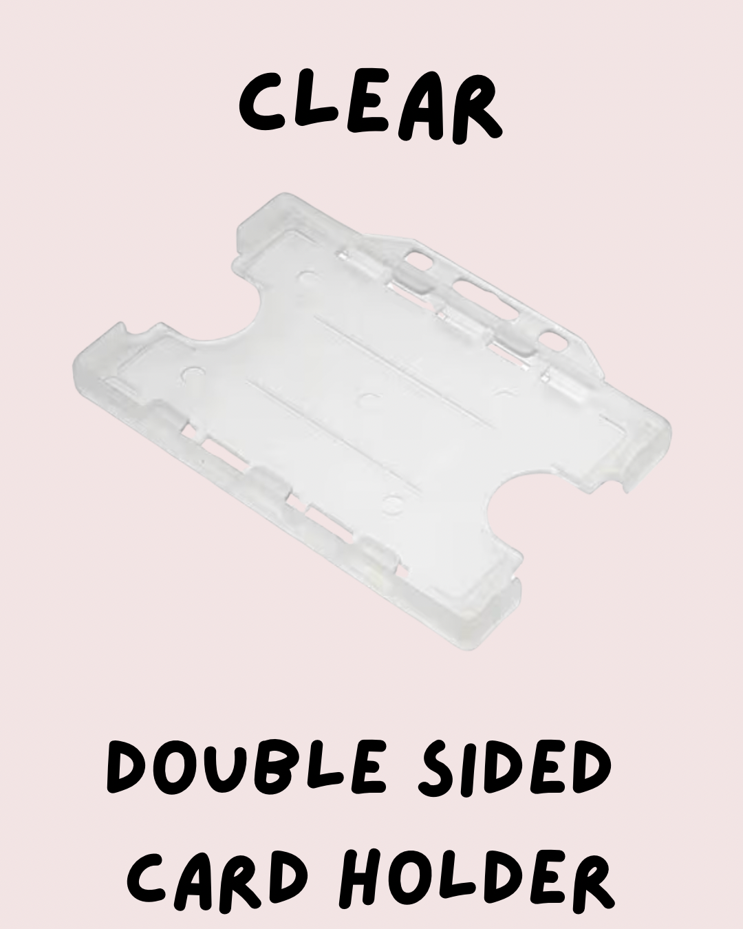 Double Sided Card Holder