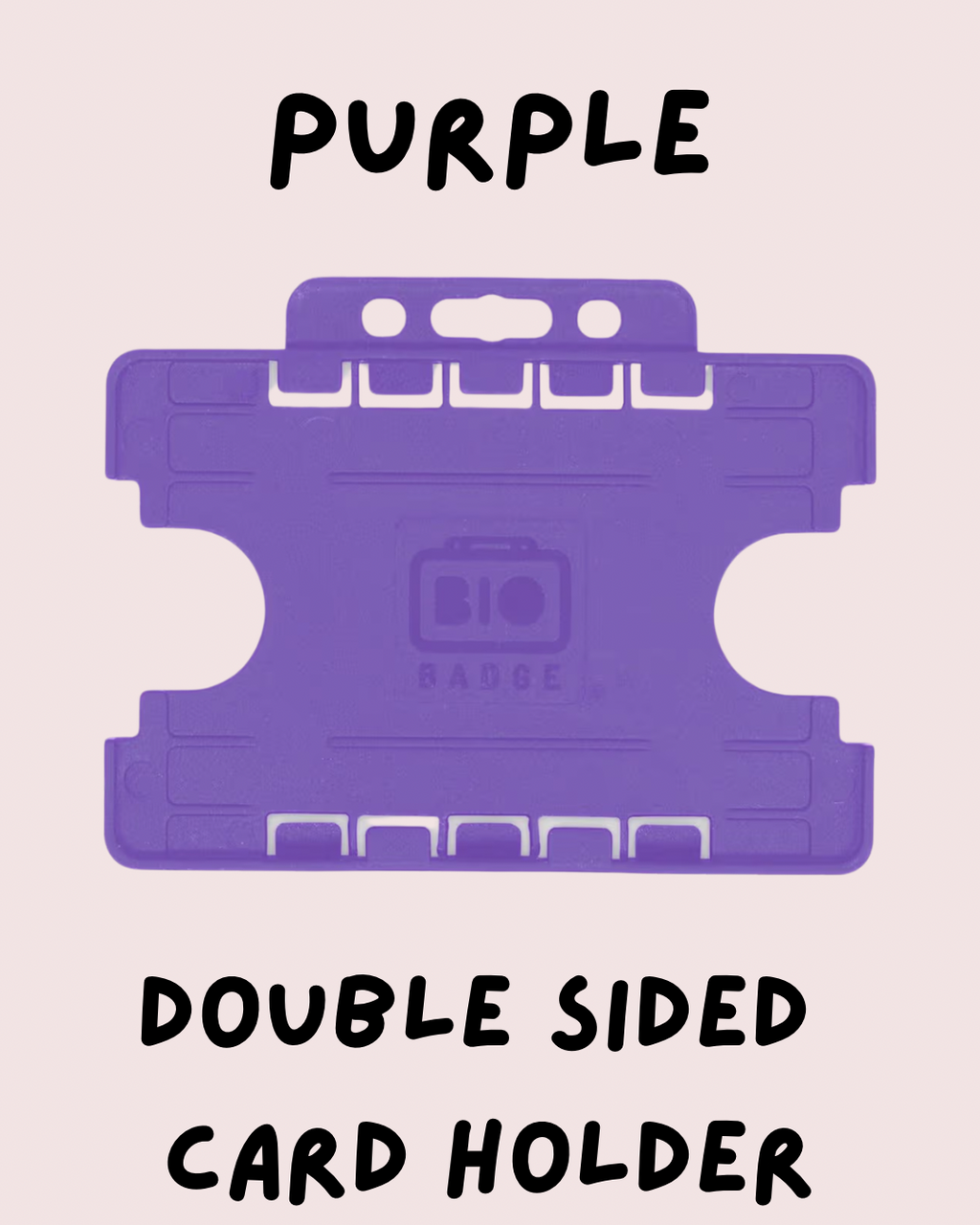 Double Sided Card Holder