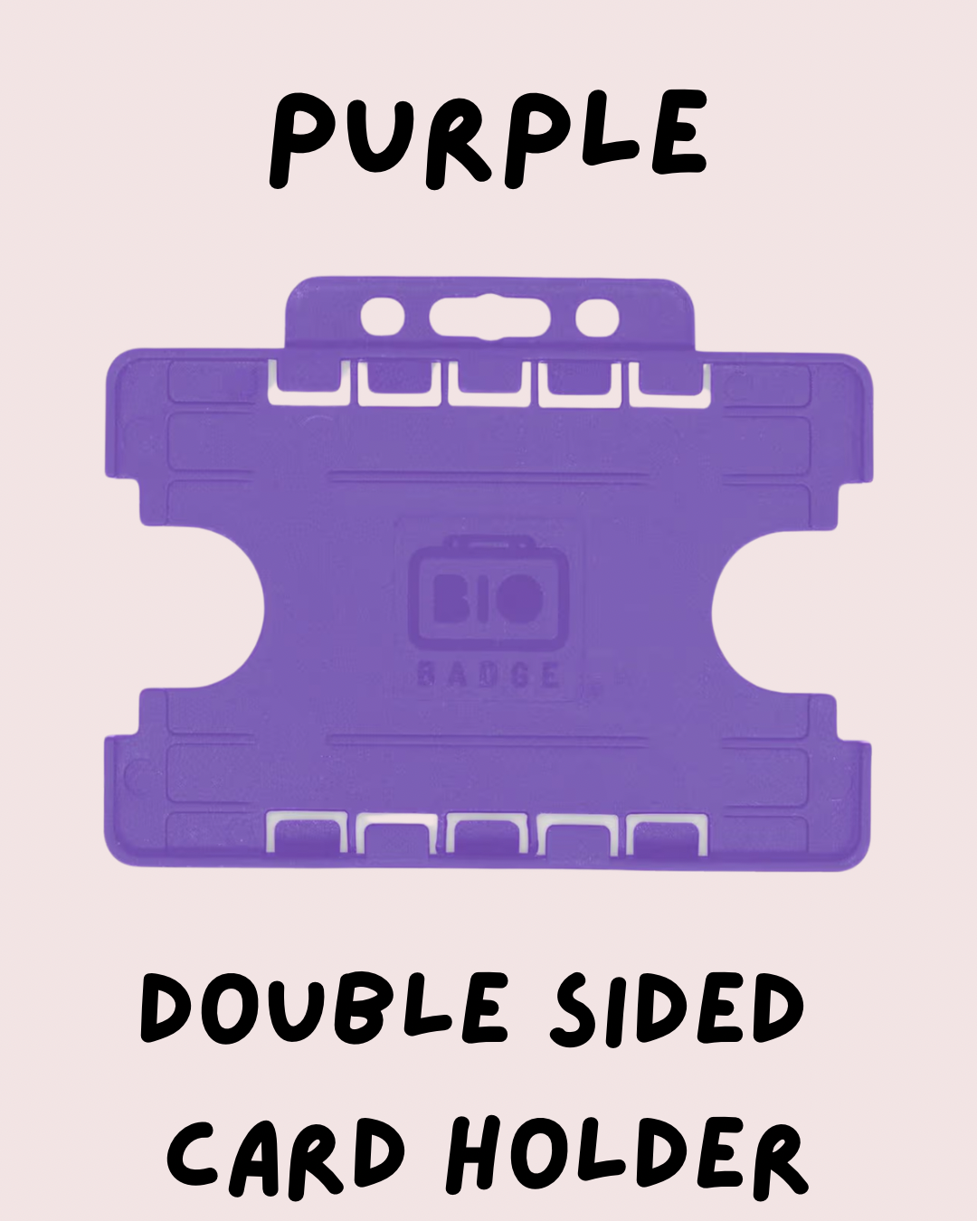 Double Sided Card Holder