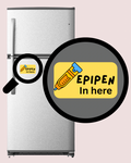 EpiPen in Here Fridge Magnet