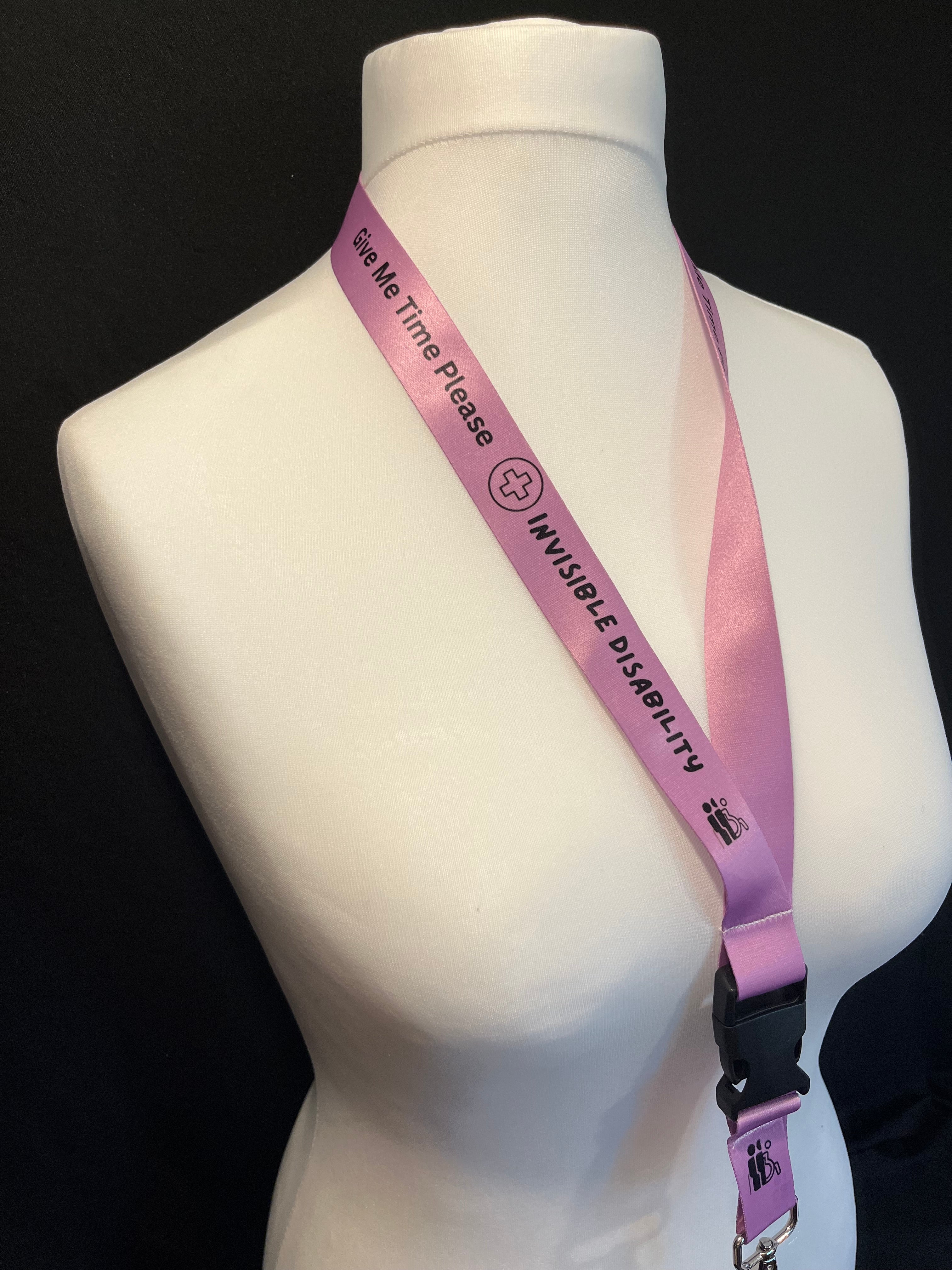 Purple Invisible Disability Lanyard | Child | Adult