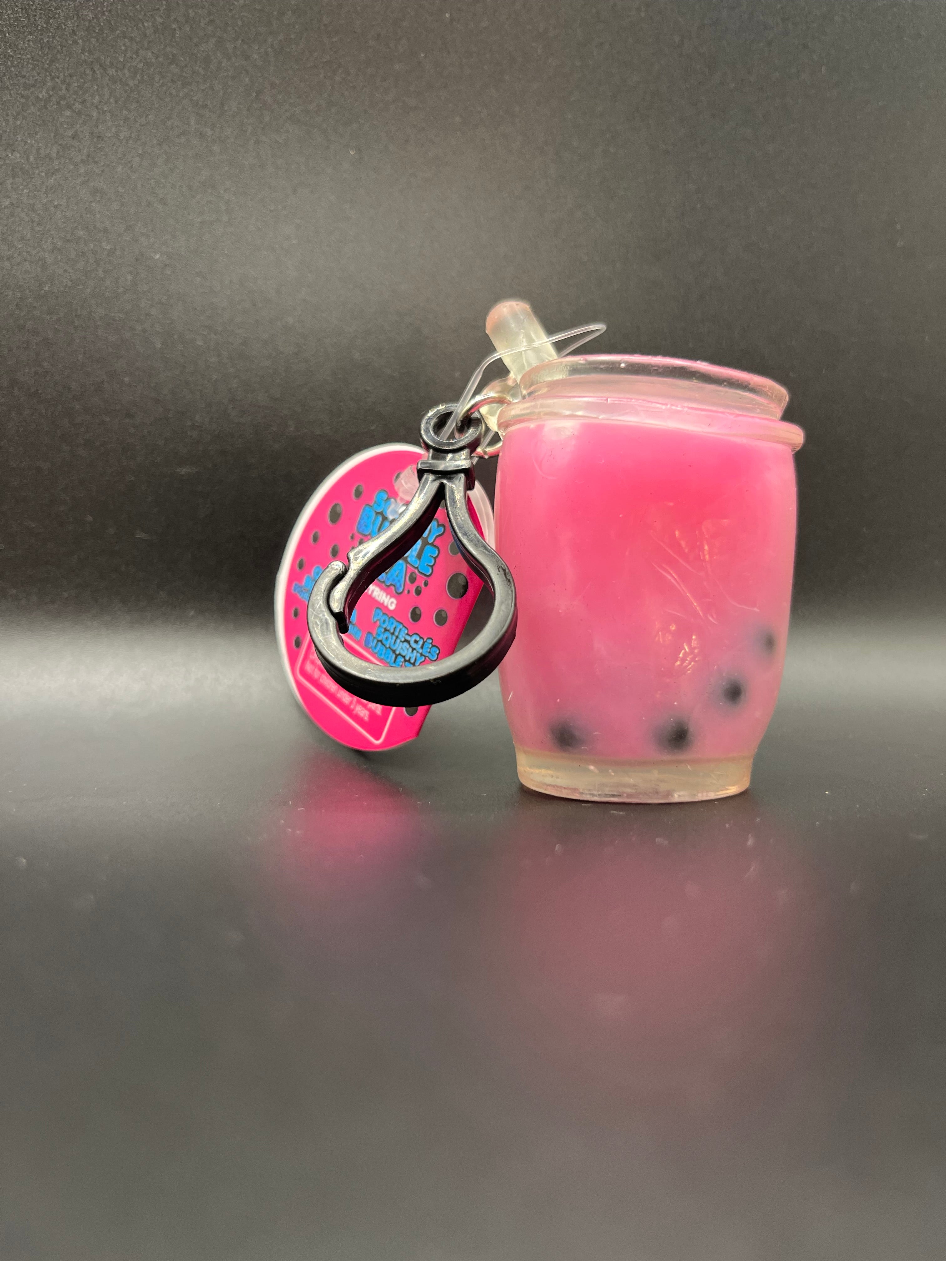 Scrunchems Bubble Tea Squishy Toy with Clip