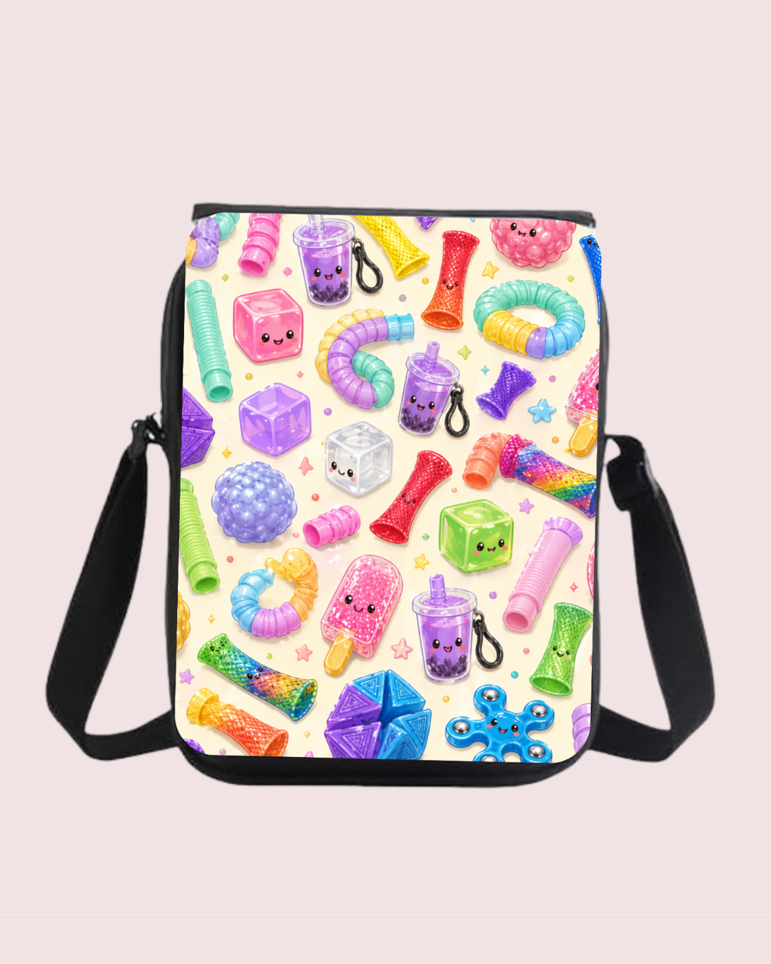 Plain Fidget Shoulder Bag