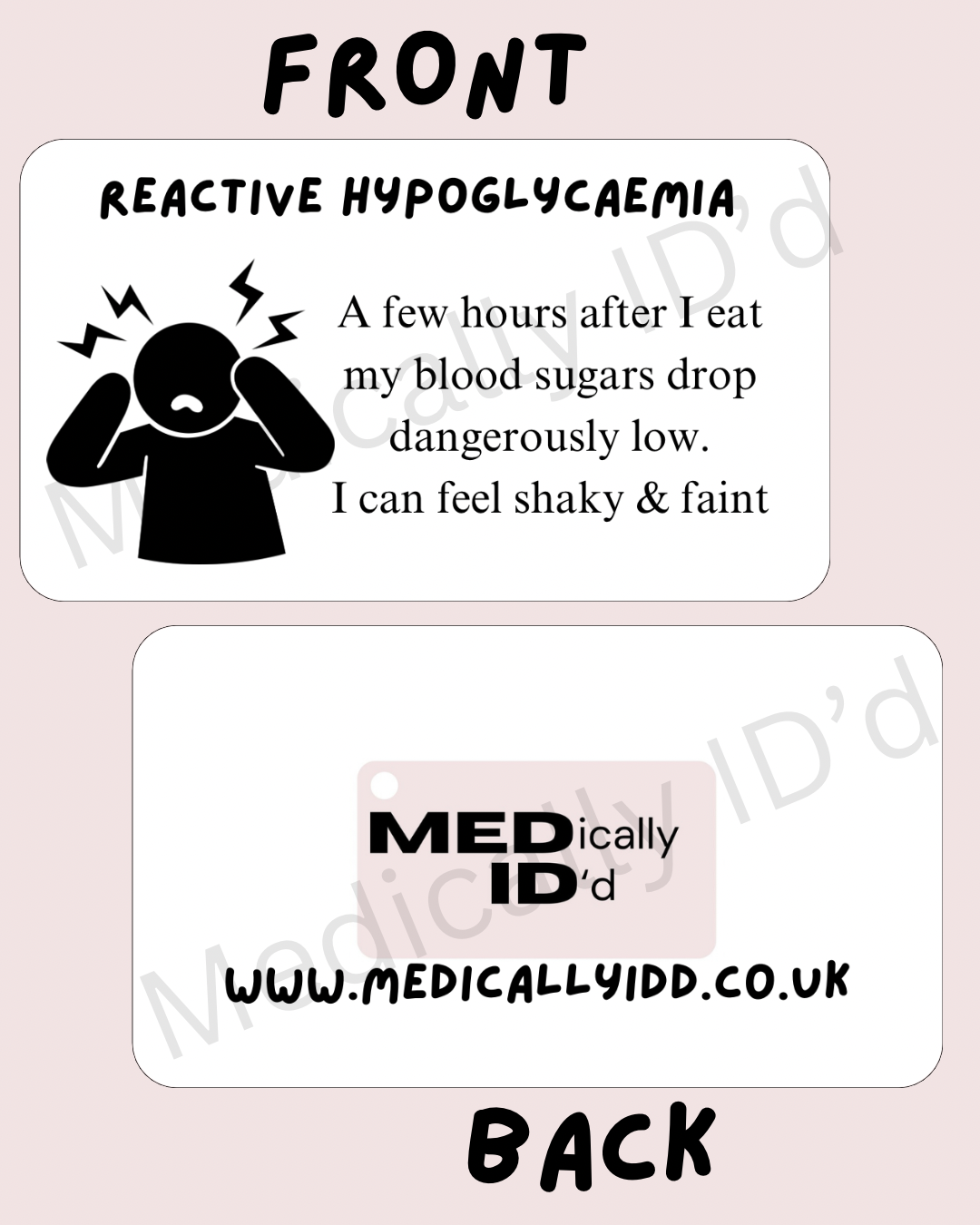 I have Reactive Hypoglycaemia (Shaky)