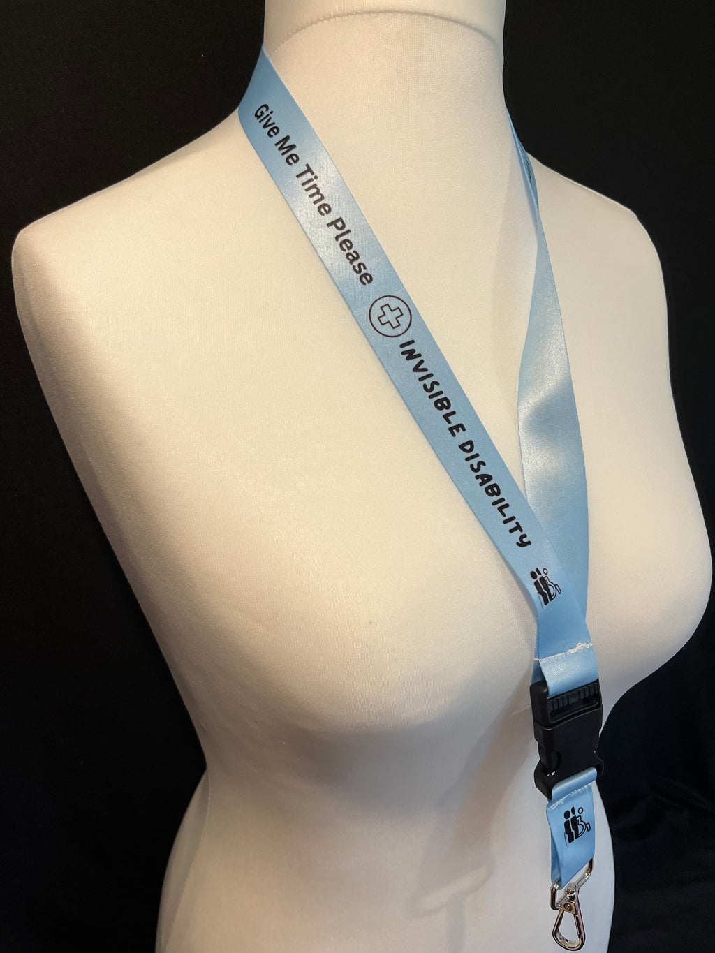 Blue Invisible Disability Lanyard | Child | Adult