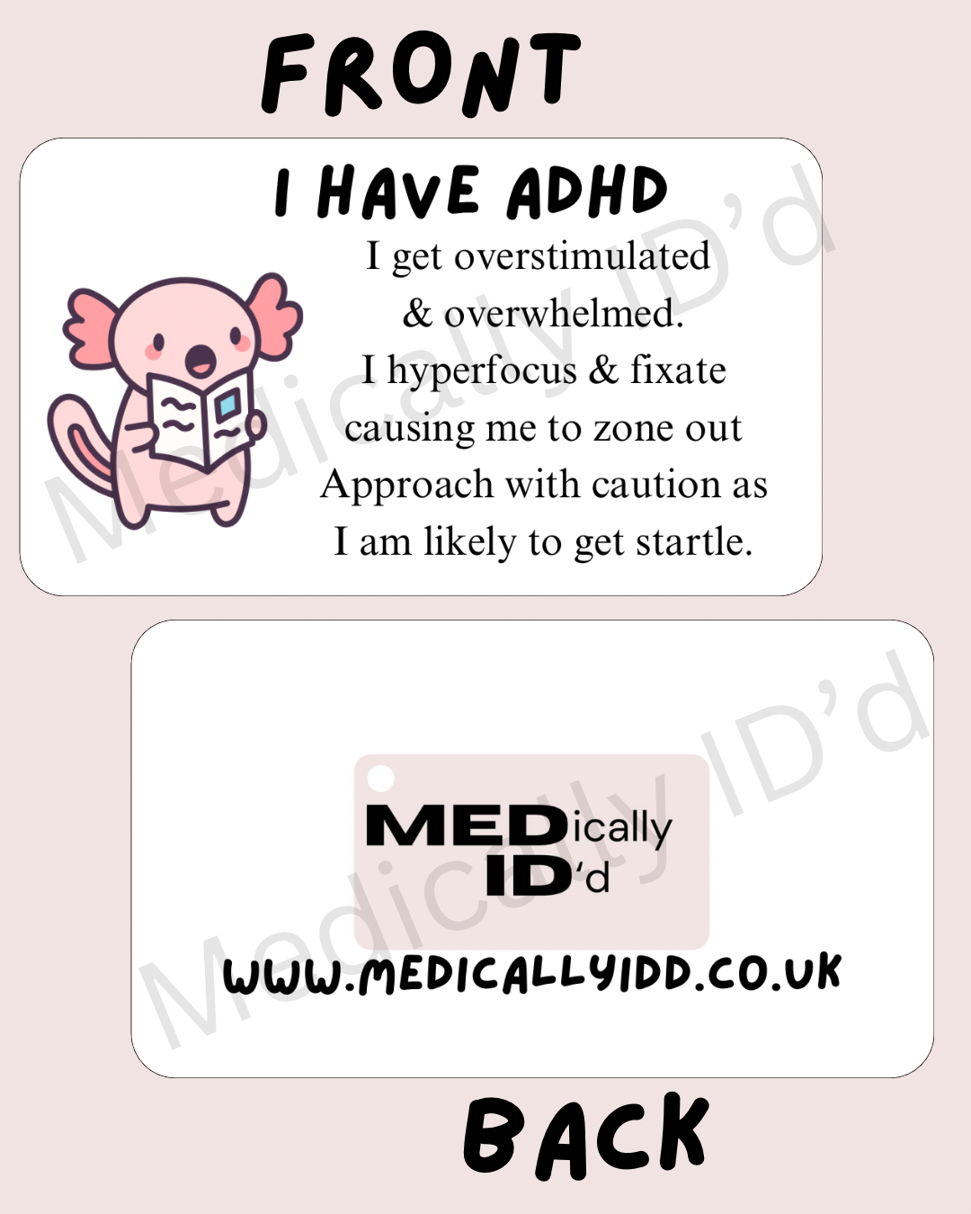 I have ADHD (Overstimulated/Hyperfocus)