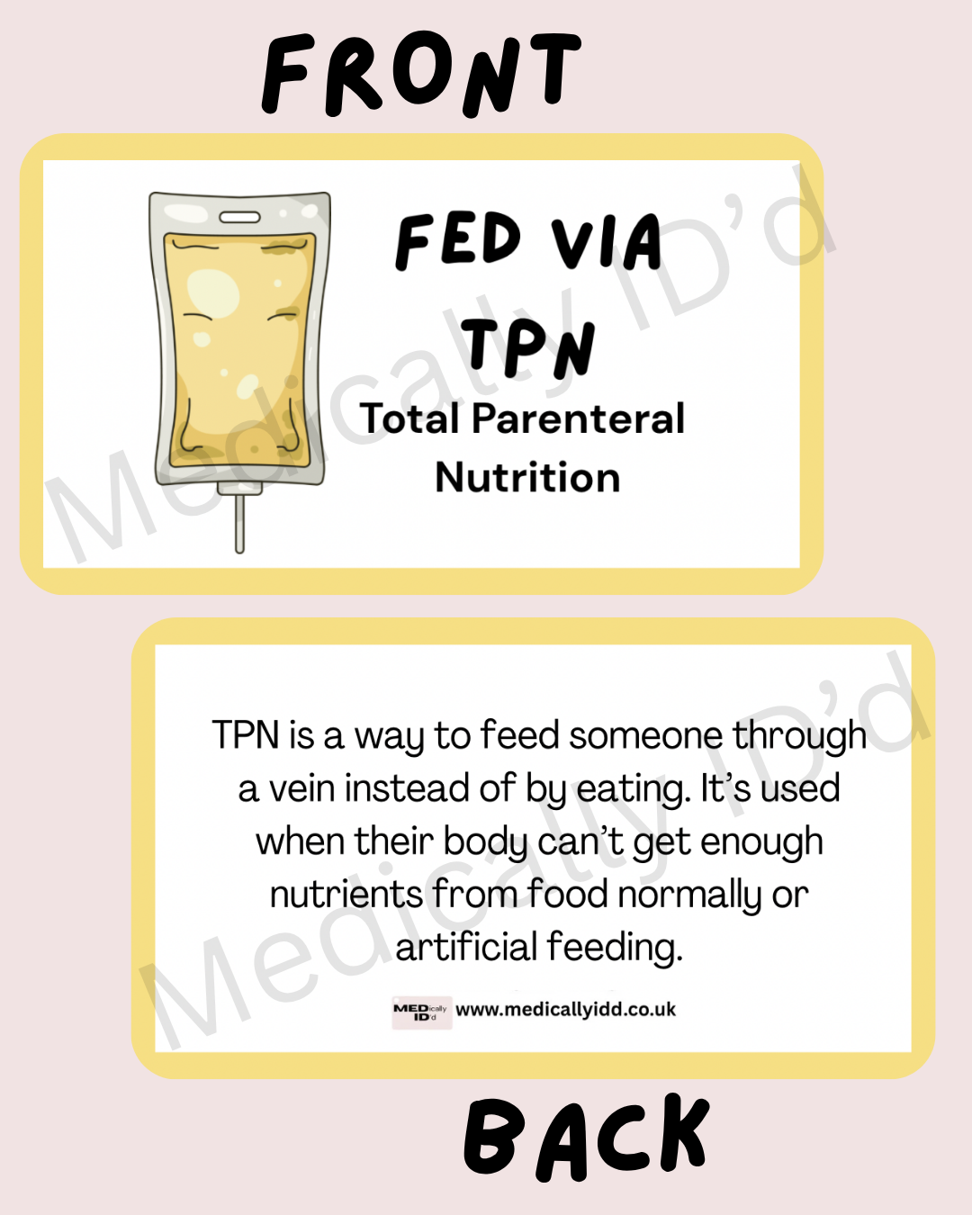 Fed Via TPN