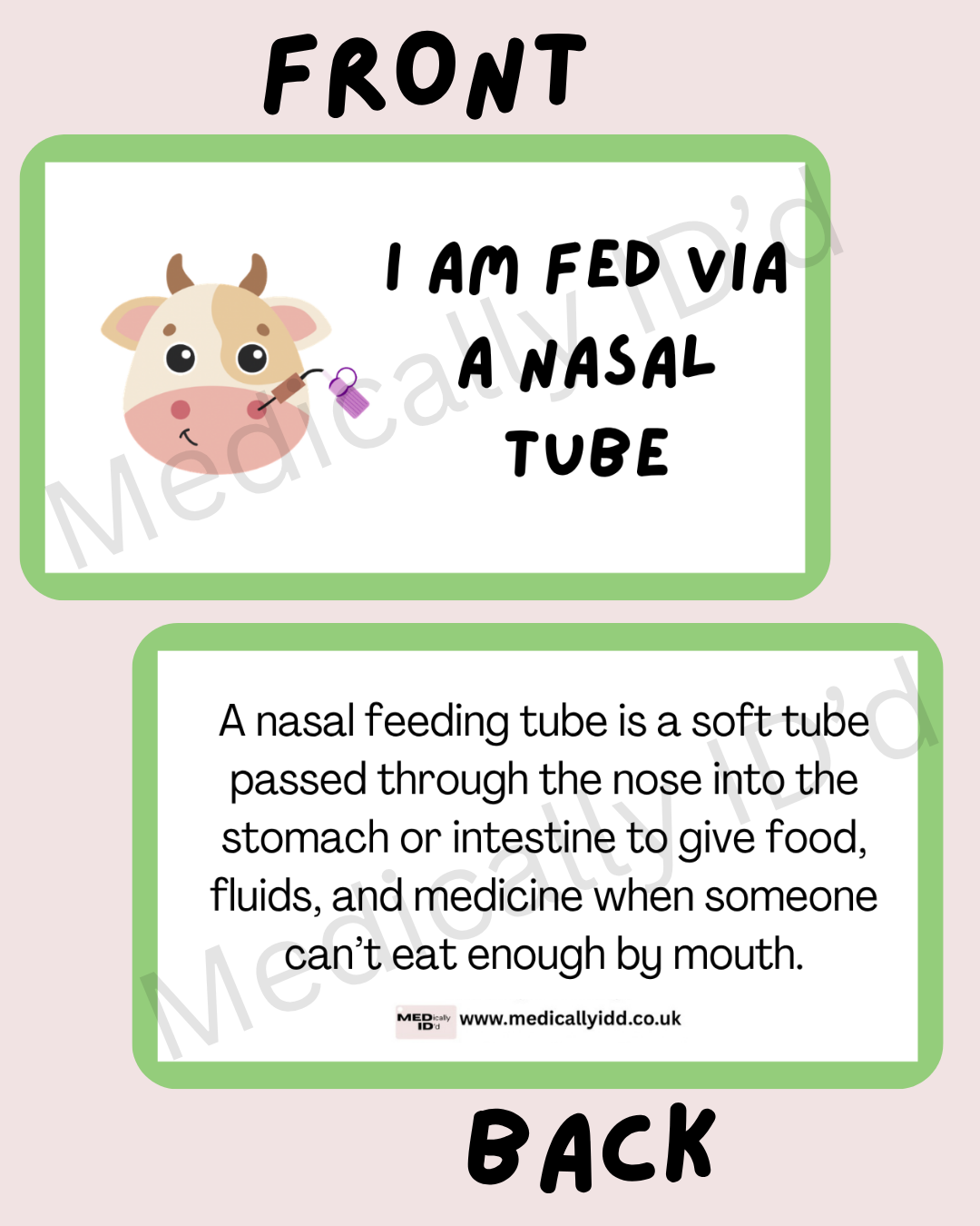 I Am Fed Via a Nasal Tube