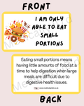 I am Only Able to Eat Small portions